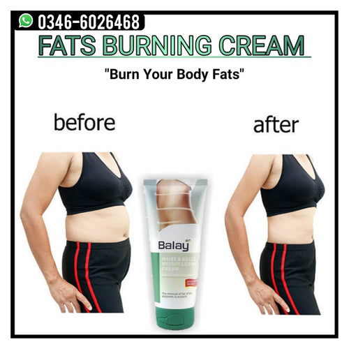 100% Original Balry Waist & Belly Slimming Cream (200ml) - Weight Loss & Fat Burning Cream