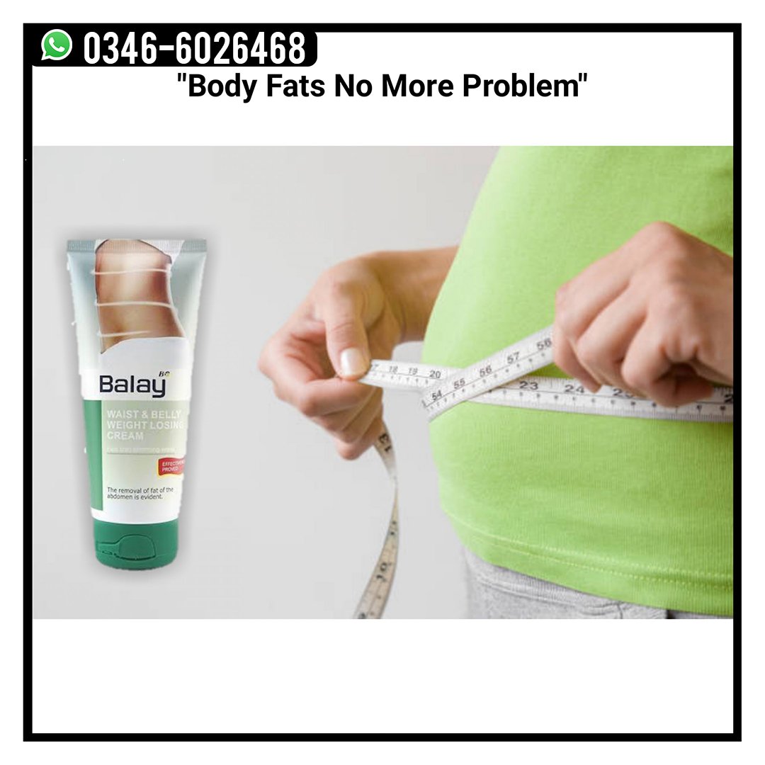 100% Original Balry Waist & Belly Slimming Cream (200ml) - Weight Loss & Fat Burning Cream