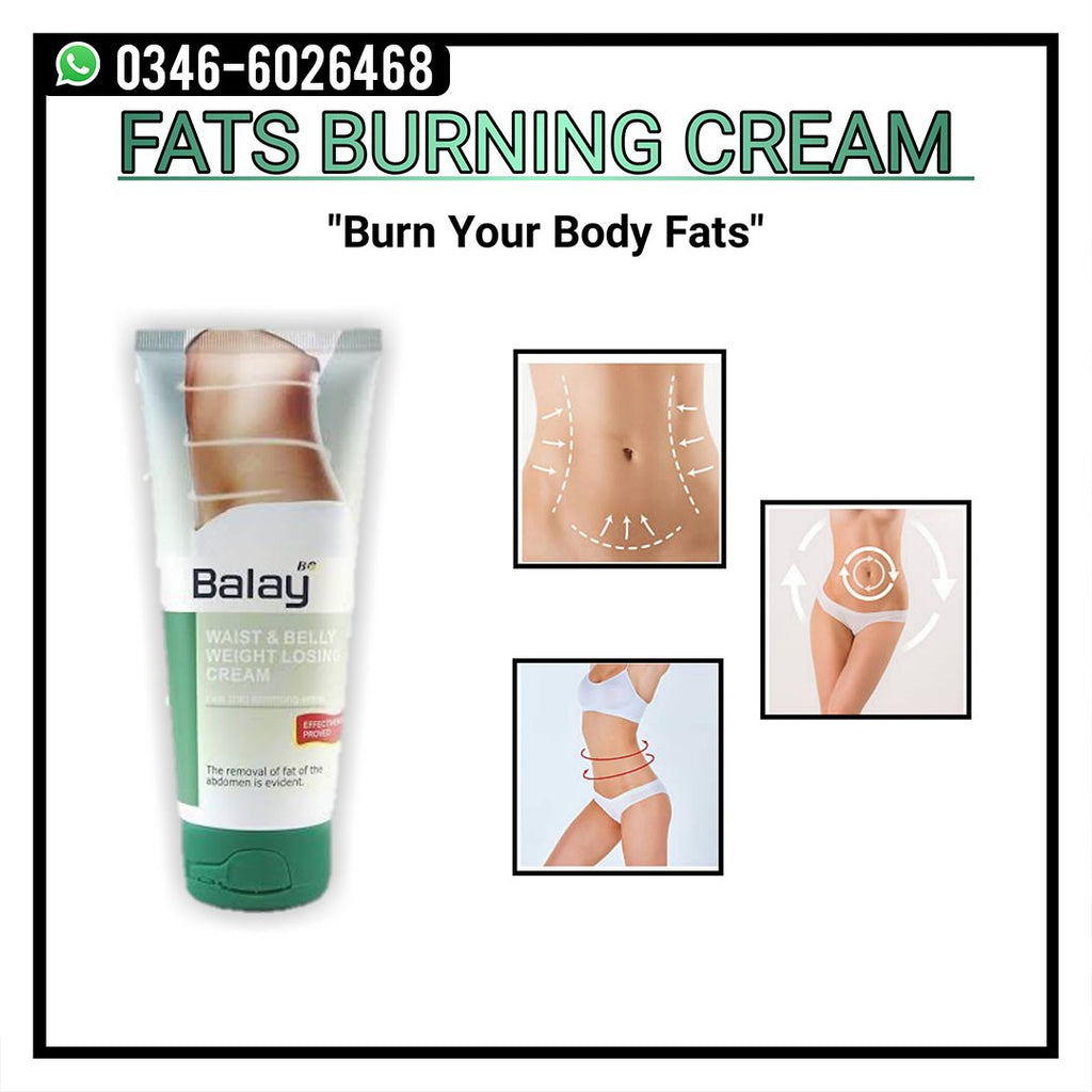 100% Original Balry Waist & Belly Slimming Cream (200ml) - Weight Loss & Fat Burning Cream