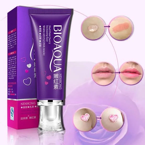 Bioaqua Pink Cherry Brightening Cream for Lips & Intimate Zones