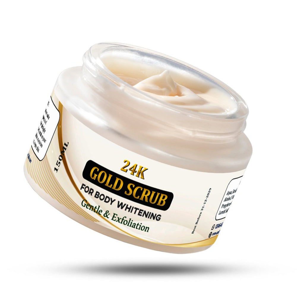 24K Gold Scrub | Body & Private Area Fairness Scrub | Urgent Facial Scrub