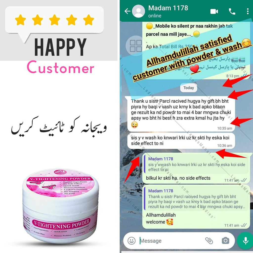 Premium Intimate Care Herbal Powder (100% Natural)