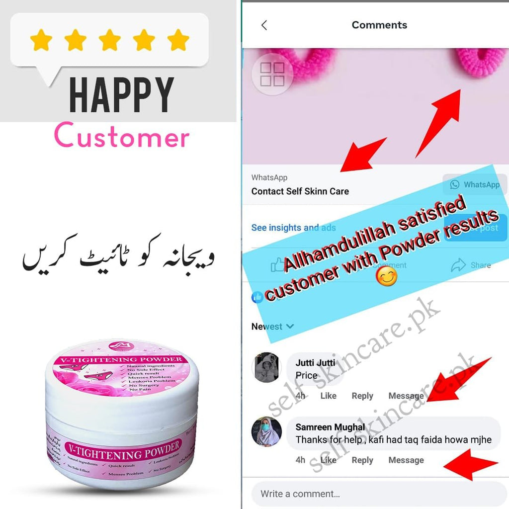 Premium Intimate Care Herbal Powder (100% Natural)
