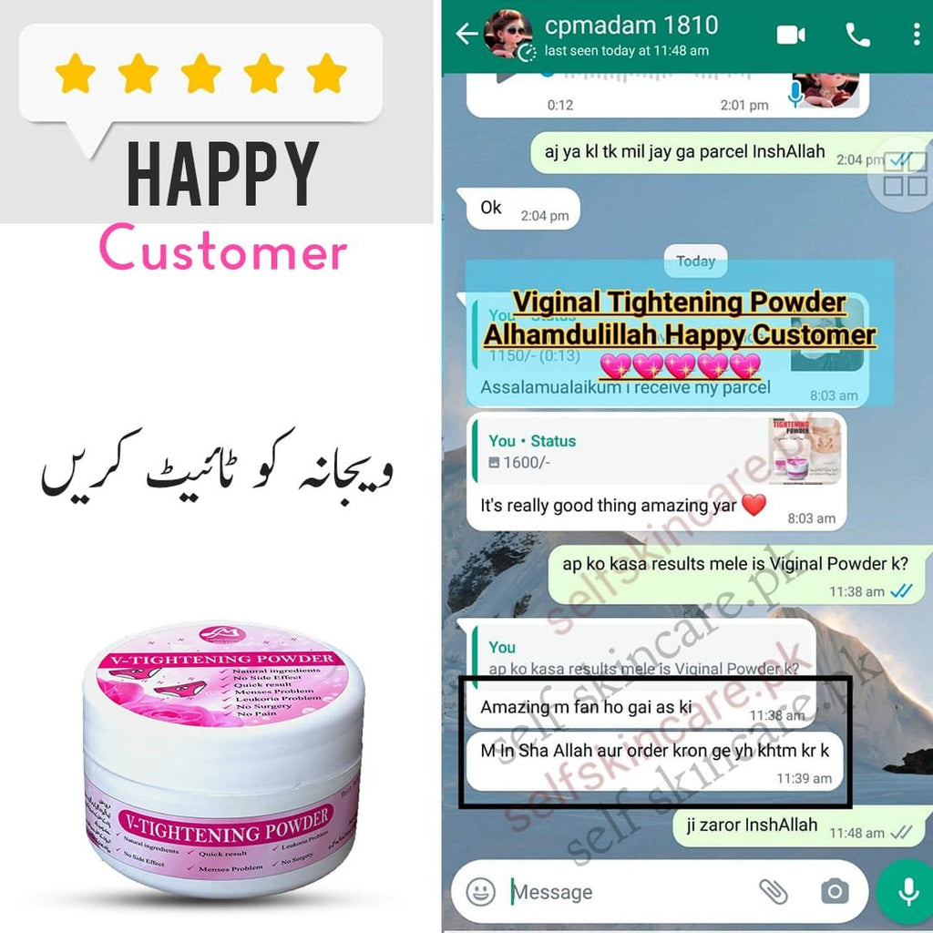 Premium Intimate Care Herbal Powder (100% Natural)
