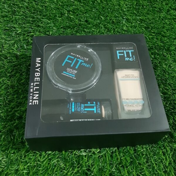 ORIGINAL MAYBELLINE FITME FOUNDATION +concealer +face powder kit