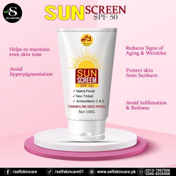 SUNSCREEN BY Self Skin Care – SPF 50 FOR ALL SKIN TYPE